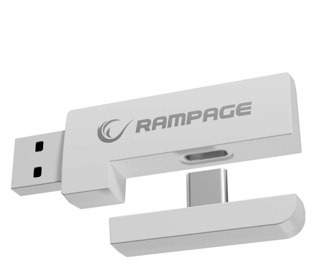 Rampage RETSU BT 2.4G RGB białe - 1502853 - zdjęcie 5